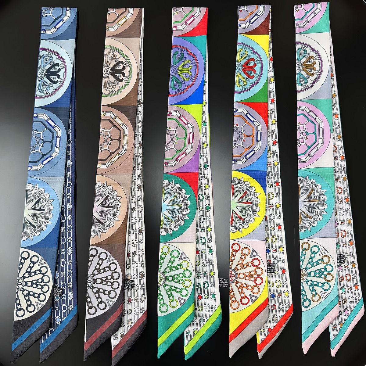 Luxury Skincare Headband - Marca de design feminino cachecol colorido