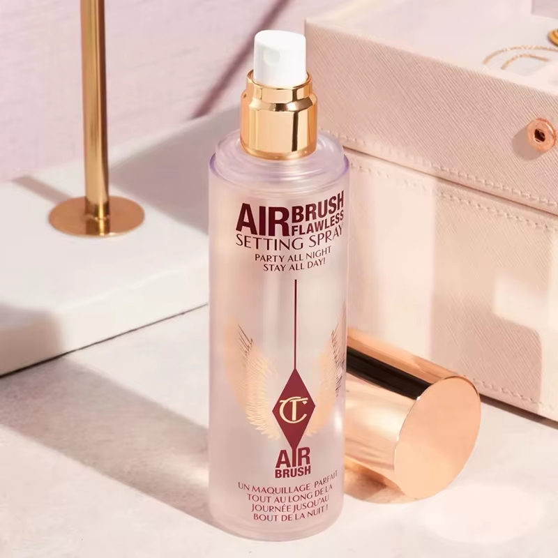 Luxury Skincare Kit - Base Líquida Charlotte Tilbury, Spray Fixador