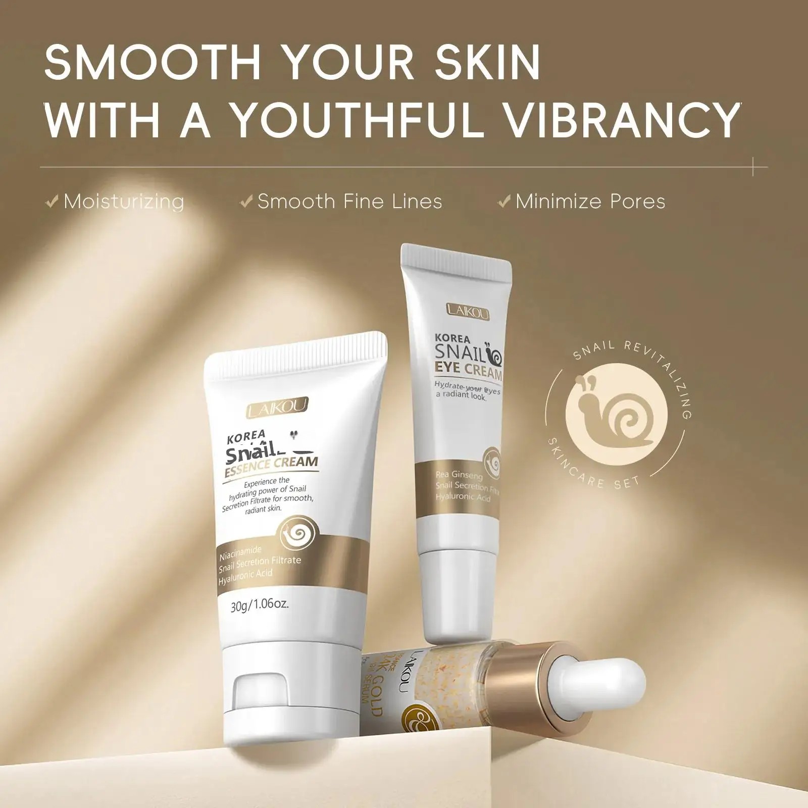 24k ouro caracol reparação sor - Luxury Skincare Set avaliação e preço