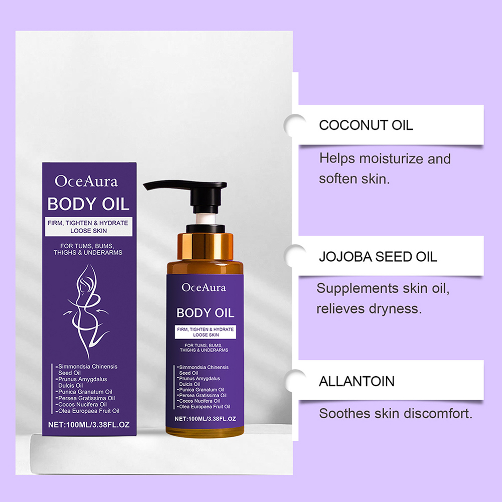 Óleo corporal de 100ml, óleo c - Luxury Skincare Women avaliação e preço