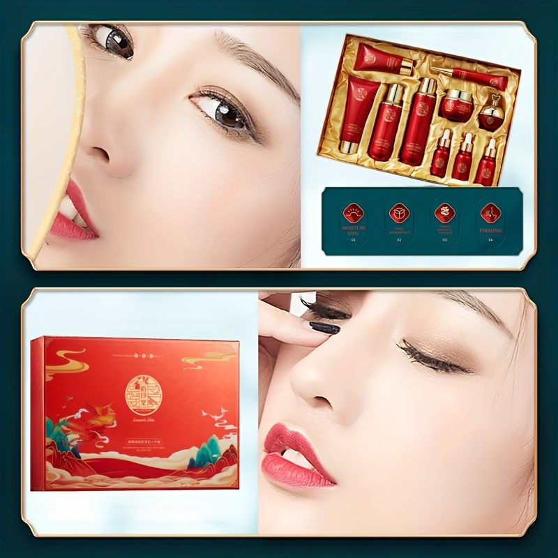 Conjunto de Dez Peças Qilin Ji - Luxury Skincare Kit avaliação e preço