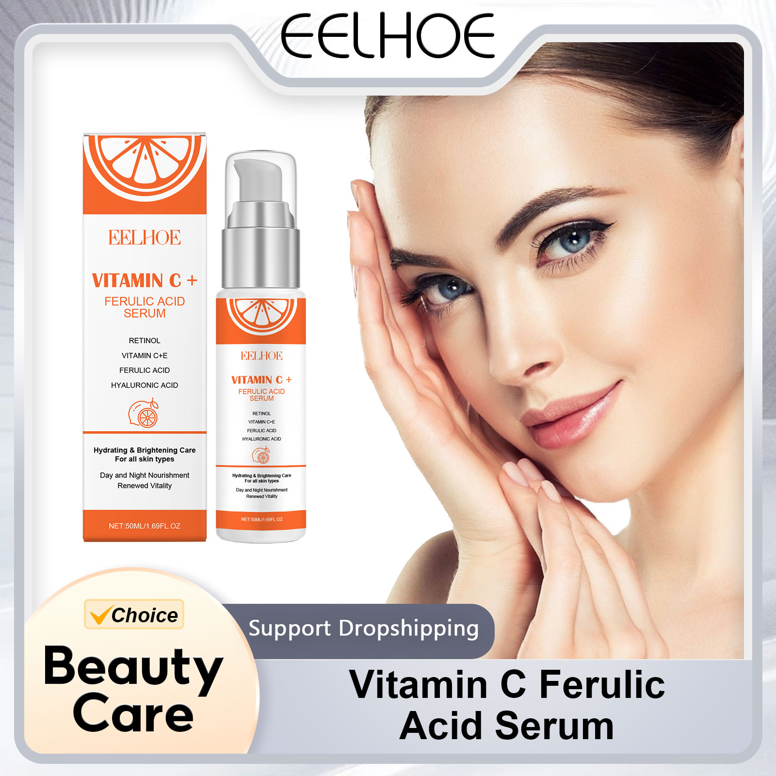 Eelhoe vitamina c e ácido feru - Growth Factor Serum avaliação e preço