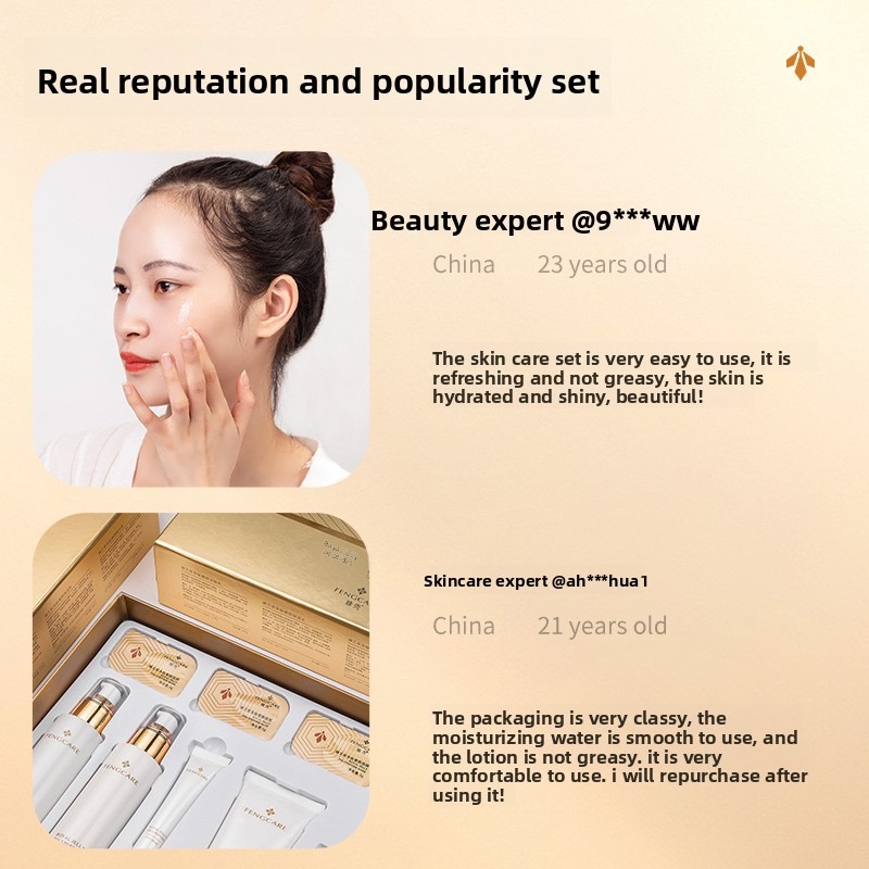 Conjunto hidratante e antirrug - Luxury Skincare Kit avaliação e preço