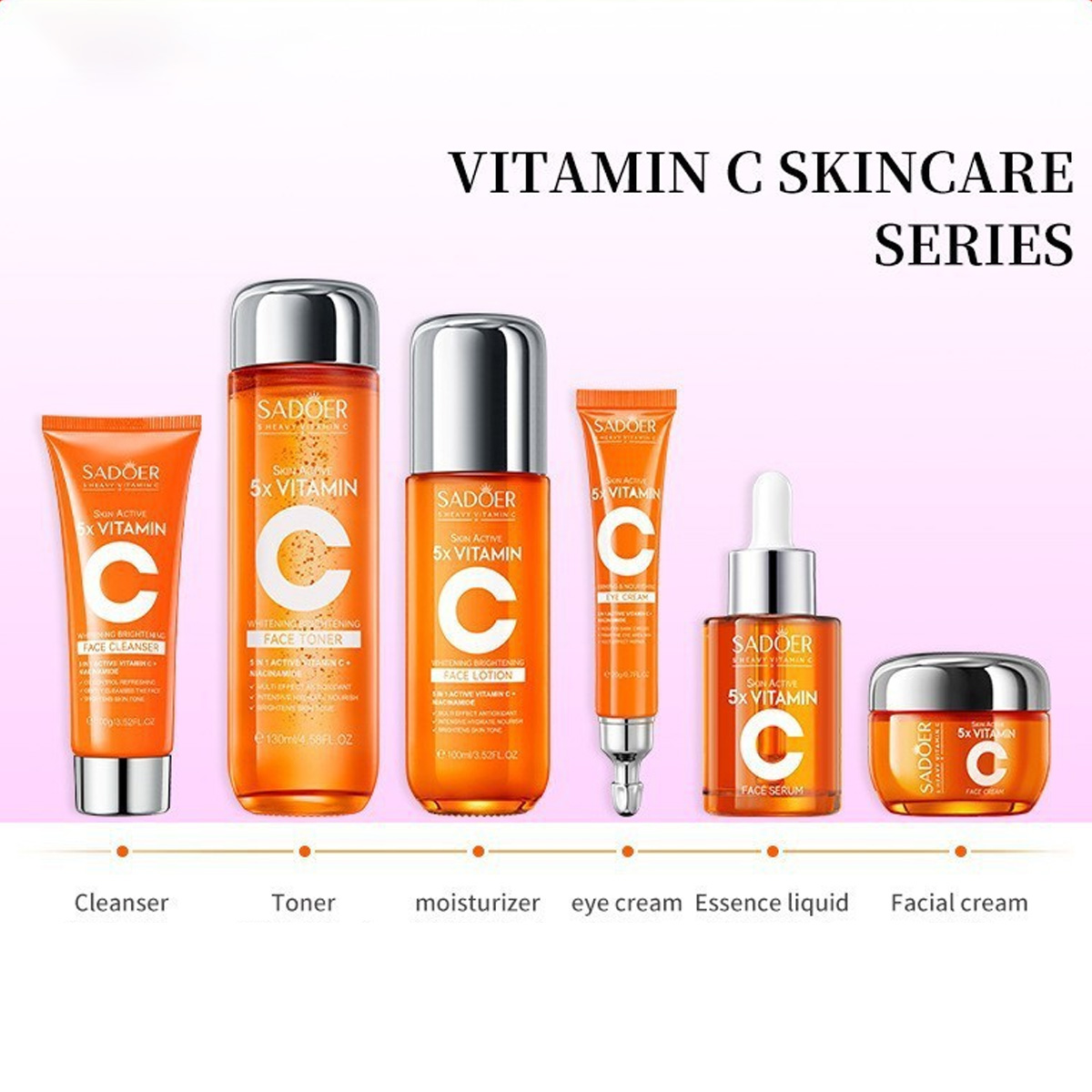 Conjunto de presente de 6 peça - Luxury Skincare Kit avaliação e preço